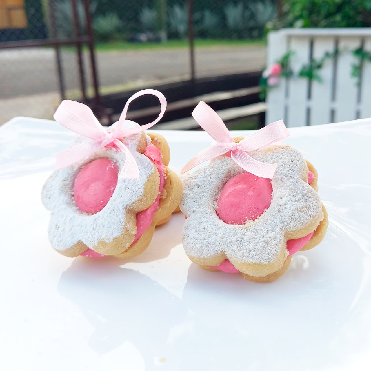 Alfajores rellenos de brigadeiro